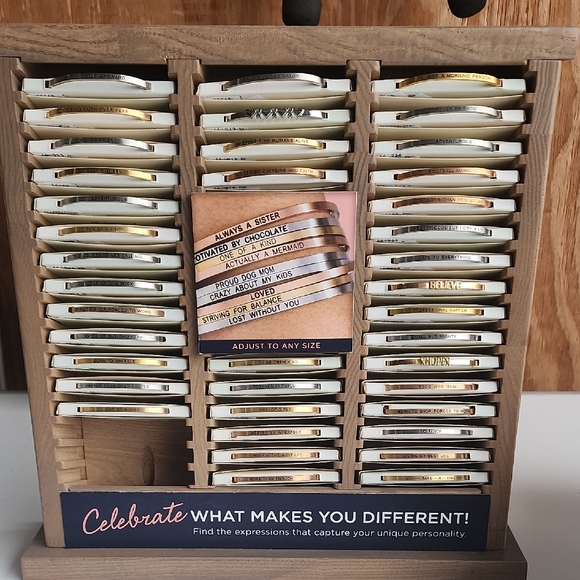 Gold and Silver Inspirational Bracelets - Picture 1 of 6